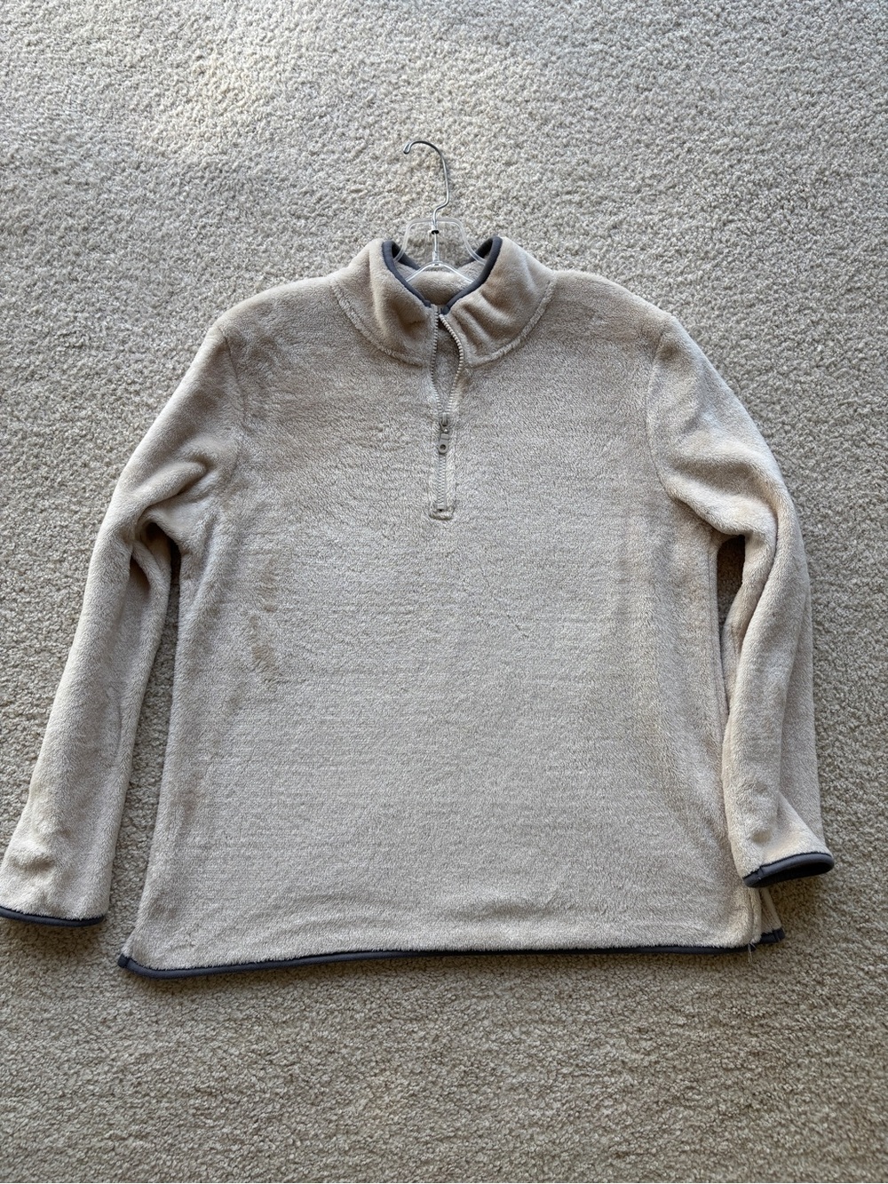 Wallflower Jeans Plush Teddy Half-Zip Quarter-Zip Jacket Pullover